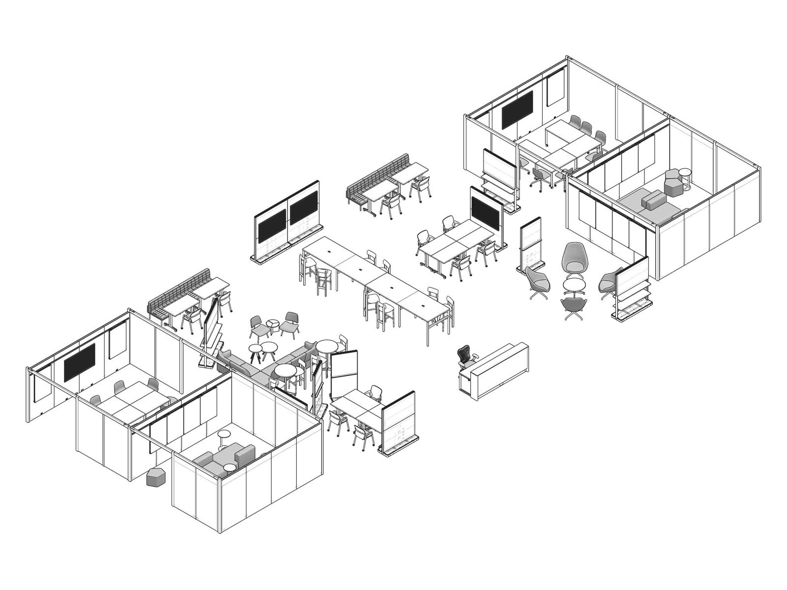 Visual of space planning and design