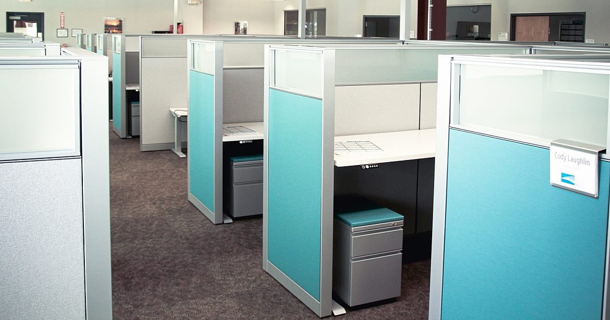 Office Interiors Edgewater Automation's new workstations boost…